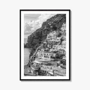 Italien Foto Poster Druck No 1, Italien Schwarz Weiß Wand Kunst, Italien Wand Fotografie, Italien Reise, Italien Karte Poster