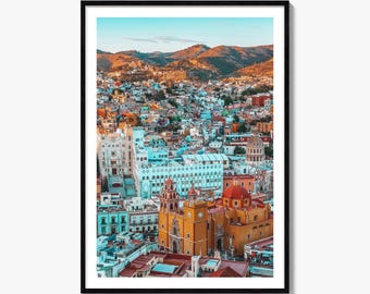 Kunstdruck der Stadt Guanajuato, Basilika Unserer Lieben Frau, Wanddekoration