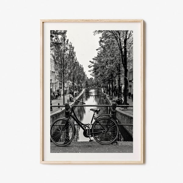 Amsterdam Photo Poster Print No 3, Amsterdam Black and White Art, Amsterdam Photography, Amsterdam Travel, Amsterdam Map Poster