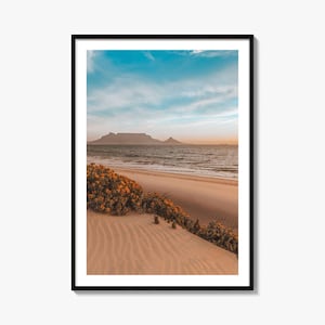 Cape Town Colorful Poster Print No 2, Cape Town Photo Art, Cape Town Decor, Cape Town Travel Print, Cape Town Street Map Poster, City Map