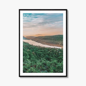 Upper Peninsula Colorful Poster Print, Upper Peninsula Photo Wall Art, Wall Decor, Travel Print, Upper Peninsula Street Map Poster, City Map