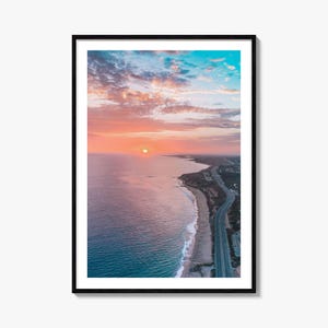 Newport Beach Colorful Poster Print No 4, Newport Beach Photo Art, Newport Beach Decor, Travel Print, Newport Beach Street Map Poster