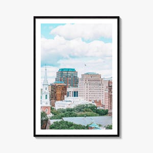 New Haven bunt Poster Druck, New Haven Foto Wandkunst, New Haven Dekor, New Haven Reise Print, New Haven Street Map Poster, Stadtplan