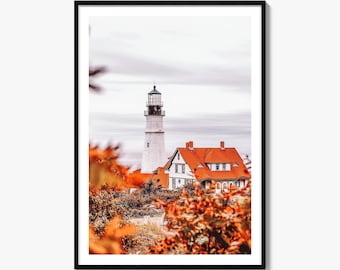 Portland Maine Fine Art Photo Print, Cape Elizabeth Poster