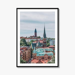 Gothenburg Colorful Poster Print, Gothenburg Photo Wall Art, Gothenburg Wall Decor, Gothenburg Travel Print, Street Map Poster, City Map