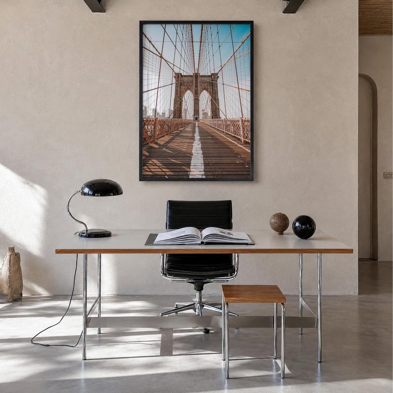 Brooklyn Bridge Fine Art Photo Print, New York City Poster Wall Decor image 5