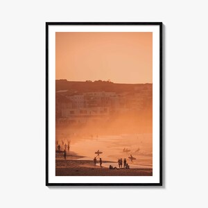 Impression d'affiche colorée n° 3 de Bondi Beach, photo d'art de la plage de Bondi, décoration murale, impression de voyage de Bondi Beach, affiche de plan de rue de Bondi Beach, plan de la ville