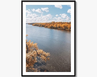 Mississippi River Fine Art Photo Print, Minnesota, USA, Wall Decor Poster