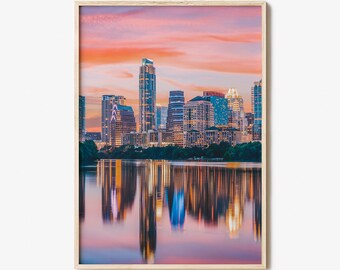 Austin Print Austin Art Austin Wall Art Austin Poster - Etsy