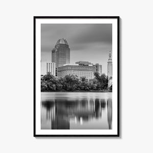 Springfield Foto Poster Massachusetts, Springfield Schwarzweiß Kunst, Springfield Fotografie, Reise, Springfield Karte Poster