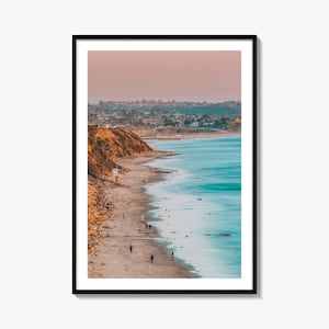 Encinitas Colorful Poster Print No 1, Encinitas Photo Art, Encinitas Decor, Encinitas Travel Print, Encinitas Street Map Poster, City Map