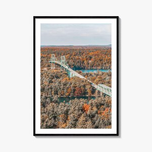 Thousand Islands Buntes Poster, Thousand Islands Fotokunst, Wanddekor, Reise-Druck, Thousand Islands Street Map Poster, Stadtplan