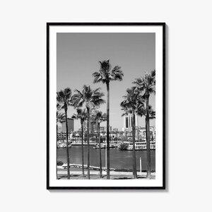 Long Beach Long Beach Poster Fotodruck Nr. 1, Long Beach Schwarzweiß Kunst, Long Beach Fotografie, Long Beach Reise, Long Beach Karte Poster