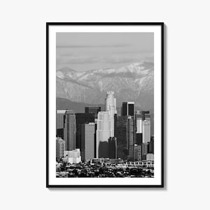 Los Angeles Photo Poster No 4, Los Angeles Schwarzweiß Kunst, Los Angeles Fotografie, Los Angeles Reise, Karte Poster