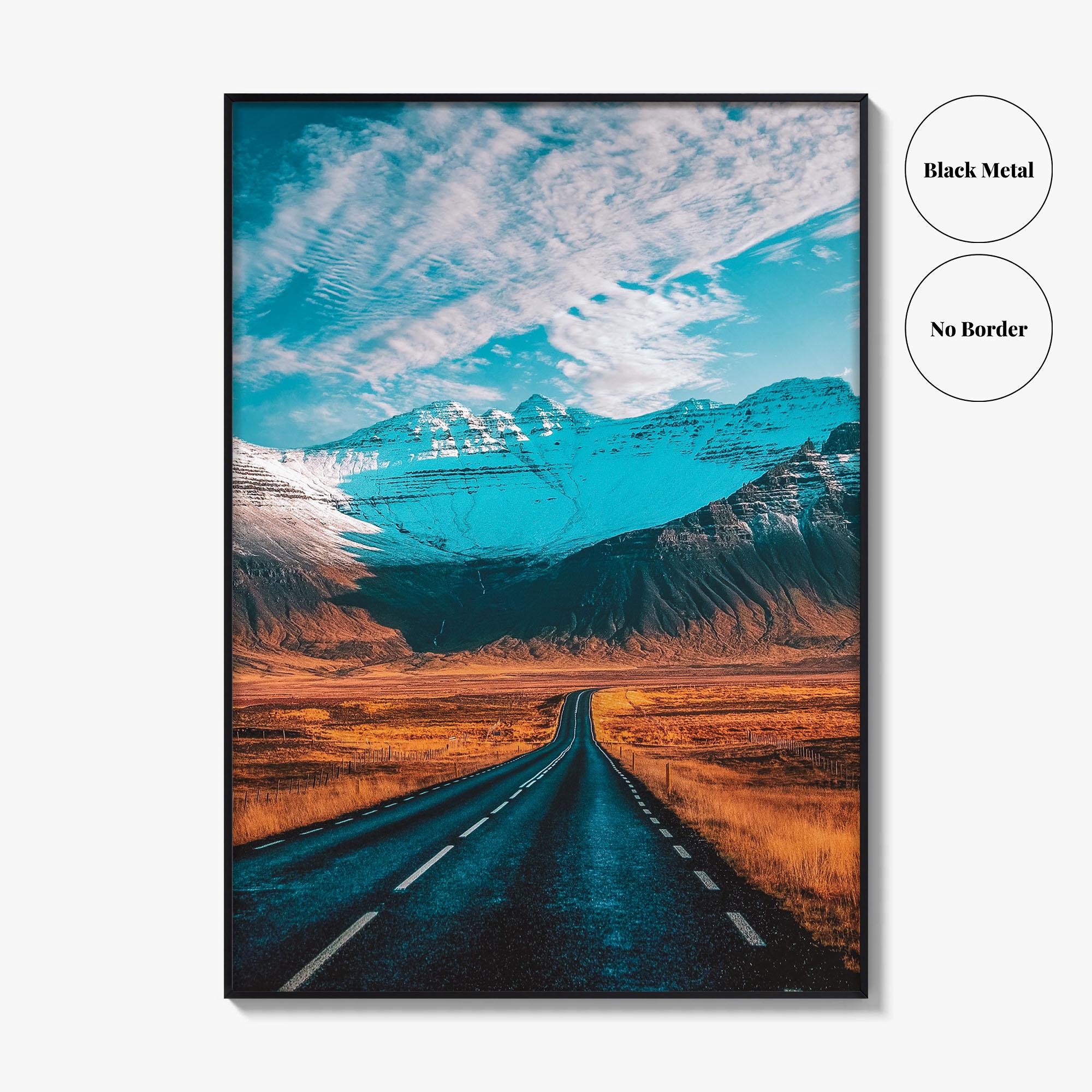 Iceland Fine Art Photo Print, Ring Road Route 1 Mountains