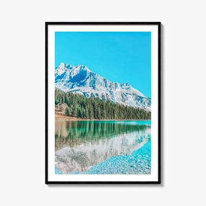 British Columbia Colorful Poster Print, British Columbia Photo Wall Art, British Columbia Decor, Travel Print, Street Map Poster, City Map