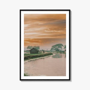Impressão de pôster colorido de Bangladesh, arte de parede com foto de Bangladesh, decoração de parede de Bangladesh, impressão de viagem de Bangladesh, pôster de mapa de rua, mapa da cidade