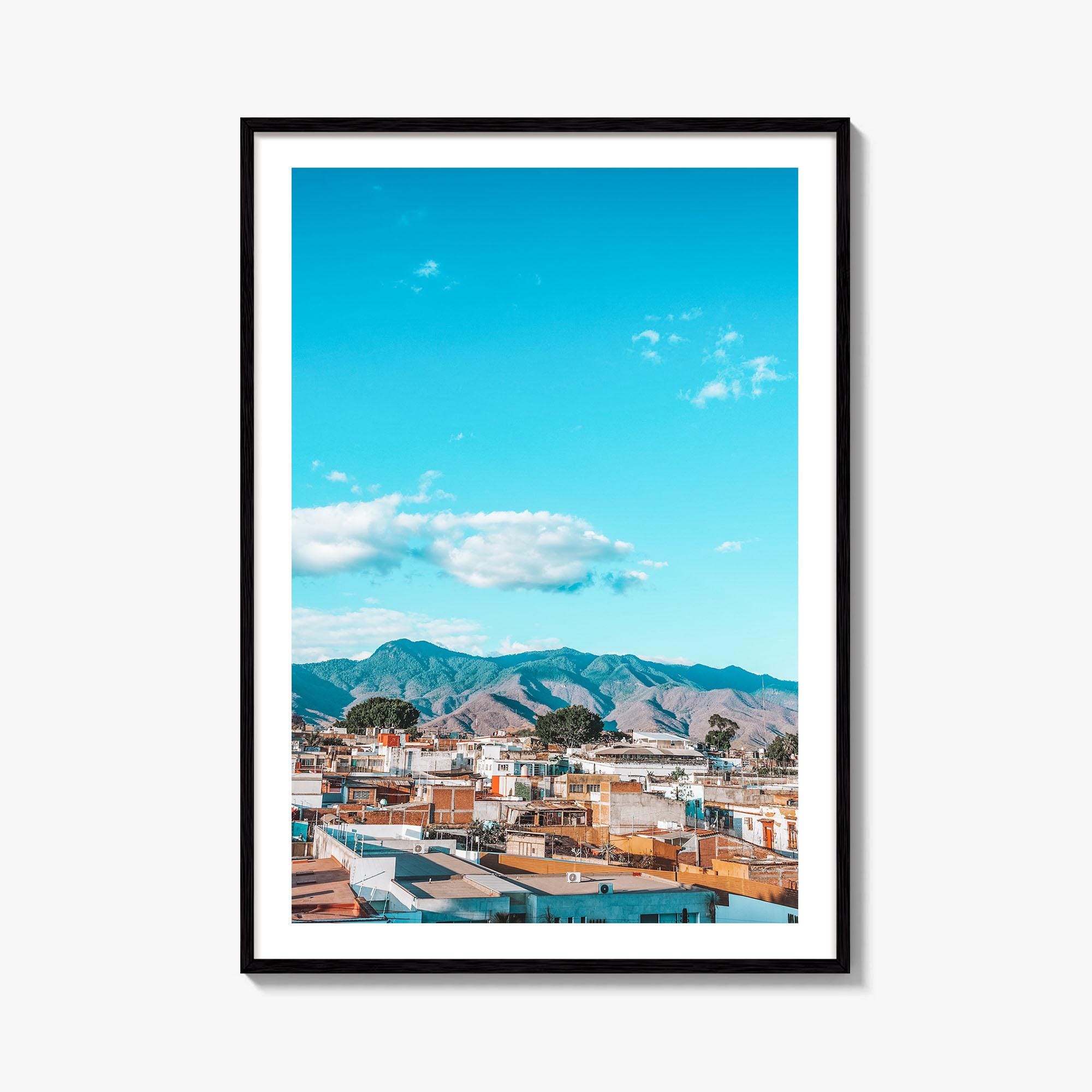 Oaxaca De Juarez Skyline Fine Art Photo Print, Oaxaca City, Mexico