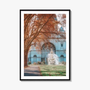 Melbourne Colorful Poster Print Australia No 3, Melbourne Photo Art, Melbourne Decor, Melbourne Travel Print, Melbourne Street Map Poster