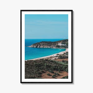 Solanas Beach Fine Art Photo Print, Villasimius, Sardinia, Italy Wall Decor Poster