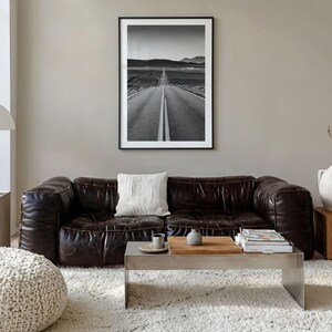 California Black and White Fine Art Photo Print, Route 66, USA Wall Decor Poster image 5
