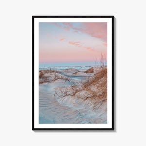 Outer Banks Colorful Poster Print No 3, Outer Banks Photo Art, Outer Banks Wall Decor, Travel Print, Outer Banks Street Map Poster, City Map