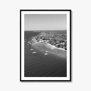 Cebu Foto Poster Druck, Cebu Schwarzweiß Wandkunst, Cebu Wand Fotografie, Cebu Reise, Cebu Karte Poster