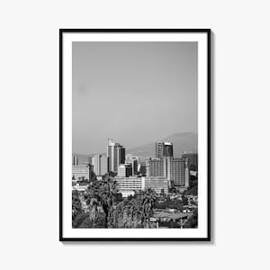 Addis Ababa Photo Poster Print, Addis Ababa Black and White Art, Addis Ababa Photography, Addis Ababa Travel,  Map Poster