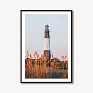 Tybee Island Fine Art Photo Print, Lighthouse, Savannah, Georgia, USA, Wall Decor, Poster