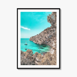 Mallorca Colorful Poster Print, Mallorca Photo Wall Art, Mallorca Wall Decor, Mallorca Travel Print, Mallorca Street Map Poster, City Map