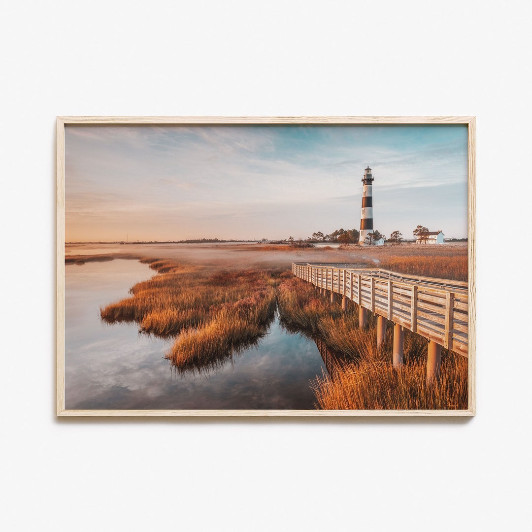 Outer Banks Colorful Poster Print Horizontal, Outer Banks Photo Wall ...