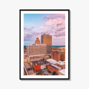 Winston Salem Colorful Poster Print, Winston-Salem Photo Wall Art, Wall Decor, Travel Print, Winston Salem Street Map Poster, City Map
