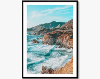 Big Sur Fine Art Photo Print, California Coast Wall Poster, Monterey, USA