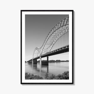 Memphis Foto-Poster-Druck Nr. 2, Memphis Schwarzweiß-Wandkunst, Memphis Wandfotografie, Memphis Reise, Memphis Karte Poster