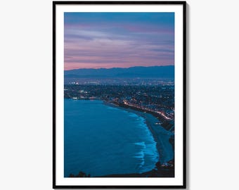 Redondo Beach Fine Art Photo Print, Los Angeles, Kalifornia Plakat ścienny, USA