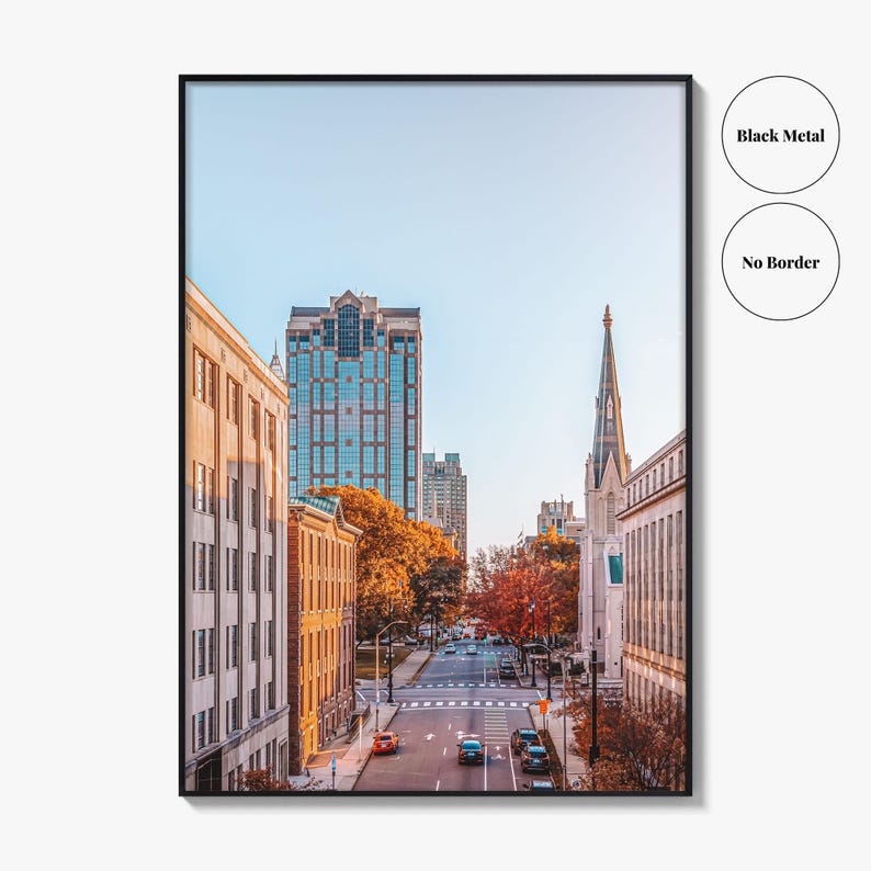 Raleigh Skyline Fine Art Photo Print, Downtown, NC, North Carolina, USA, Poster image 18