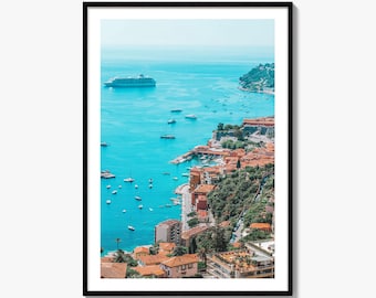 Côte d'Azur Fine Art Photo Print, French Riviera Poster