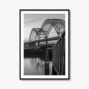 Tennessee Foto Poster Druck Nr. 2, Tennessee Schwarz weiß Kunst, Tennessee Fotografie, Tennessee Reise, Tennessee Karte Poster