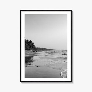 The Gambia Photo Poster Print, Gambia Black and White Wall Art, Gambia Wall Photography, Gambia Travel, Gambia Map Poster