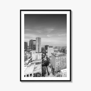 Birmingham Alabama Photo Poster Print, Birmingham Alabama Black and White Wall Art, Birmingham Alabama Photography, Travel, Map Poster