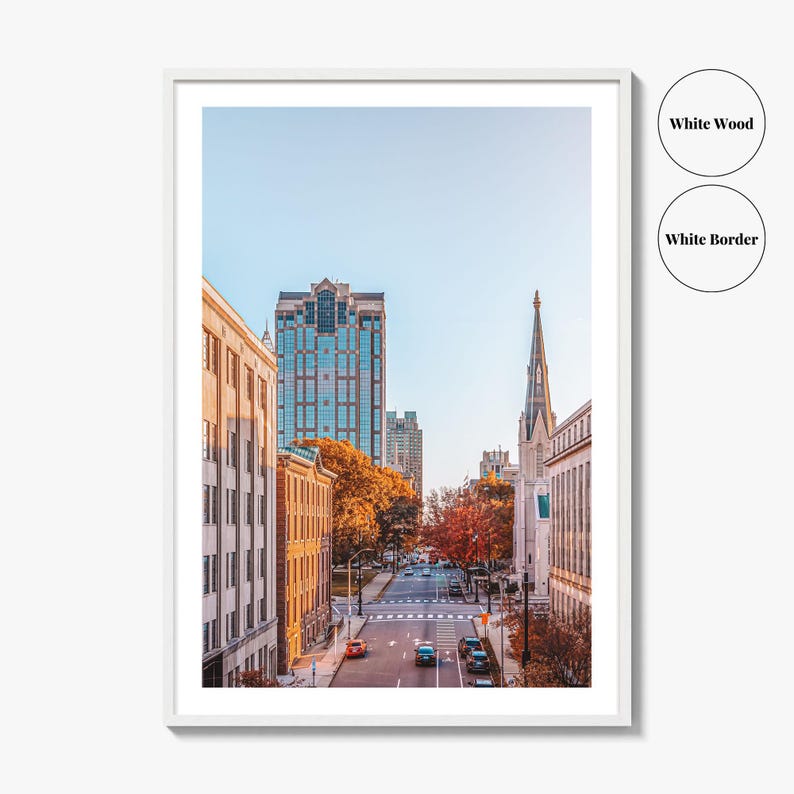 Raleigh Skyline Fine Art Photo Print, Downtown, NC, North Carolina, USA, Poster image 8
