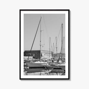 Heraklion Photo Poster Print, Heraklion Black and White Art, Heraklion Wall Photography, Heraklion Travel, Heraklion Map Poster