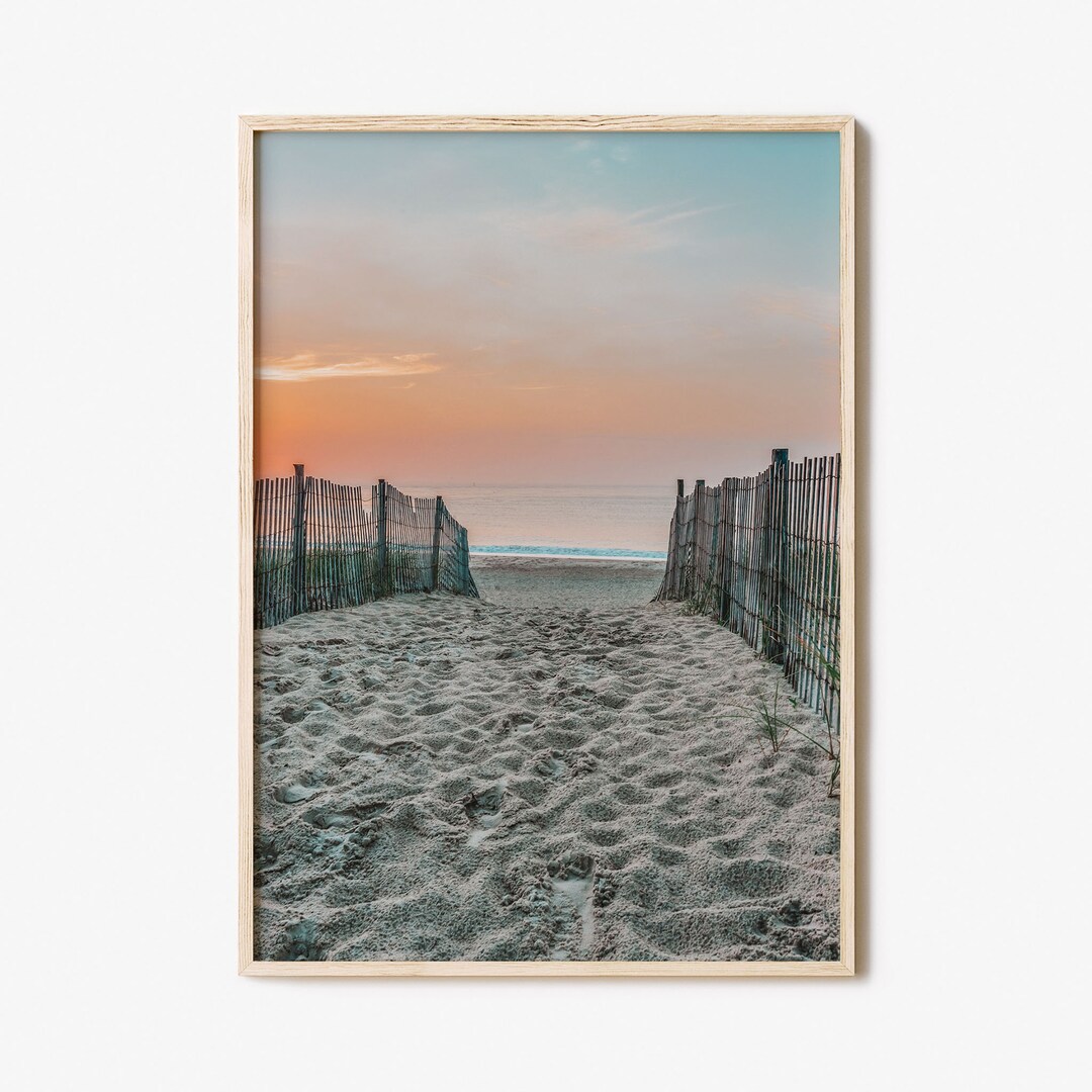 Bethany Beach Colorful Poster Print, Bethany Beach Photo Wall Art