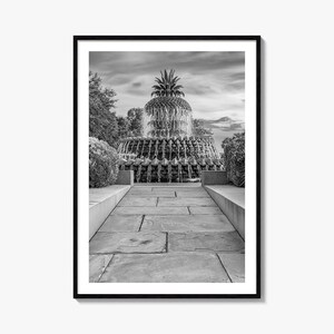 Charleston Photo Poster Print South Carolina Nr. 2, Charleston Schwarzweiß Kunst, Charleston Dekor, Charleston Travel, Charleston Poster