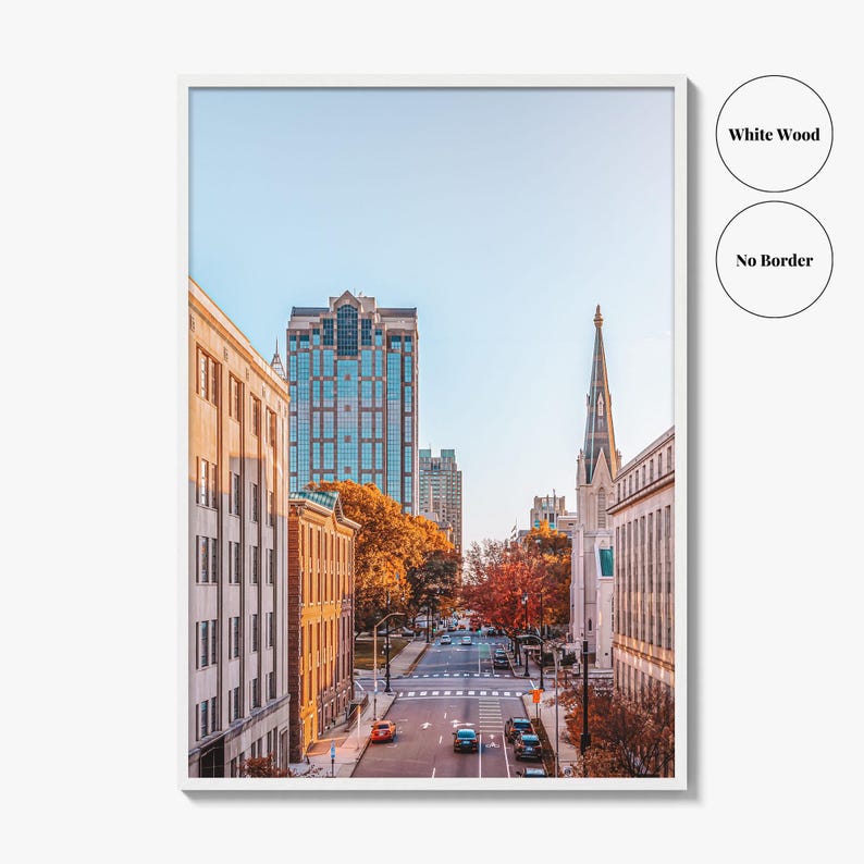 Raleigh Skyline Fine Art Photo Print, Downtown, NC, North Carolina, USA, Poster image 17