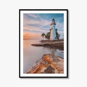 Kleurrijke posterprint Lake Erie, Lake Erie fotomuurkunst, Lake Erie decor, Lake Erie reisprint, Lake Erie-stratenkaart poster, stadsplattegrond