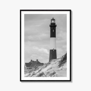 Impressão de pôster fotográfico da Ilha do Fogo, arte em preto e branco da Ilha do Fogo, fotografia de parede da Ilha do Fogo, viagens, pôster com mapa da Ilha do Fogo