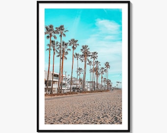 Venice Beach Fine Art Photo Print, Los Angeles California Wall Decor, Palm Tree