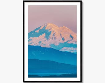 Mount Baker Fine Art Photo Print, Washington, VS, Cascade Range, Pacific Northwest Art