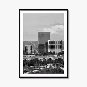Irvine Photo Poster Print, Irvine Black and White Wall Art, Irvine Wall Photography, Irvine Travel, Irvine Map Poster